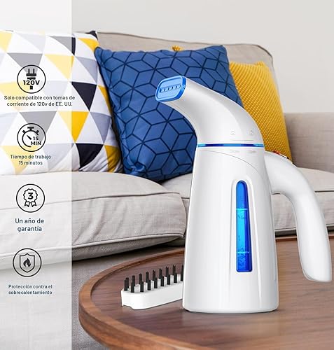 Miniatura 2 de OGHom Vaporizador para ropa, vaporizador de mano para ropa, 8.1 fl oz de gran capacidad, 700 W, plancha de vapor portátil de viaje (solo para 120 V)