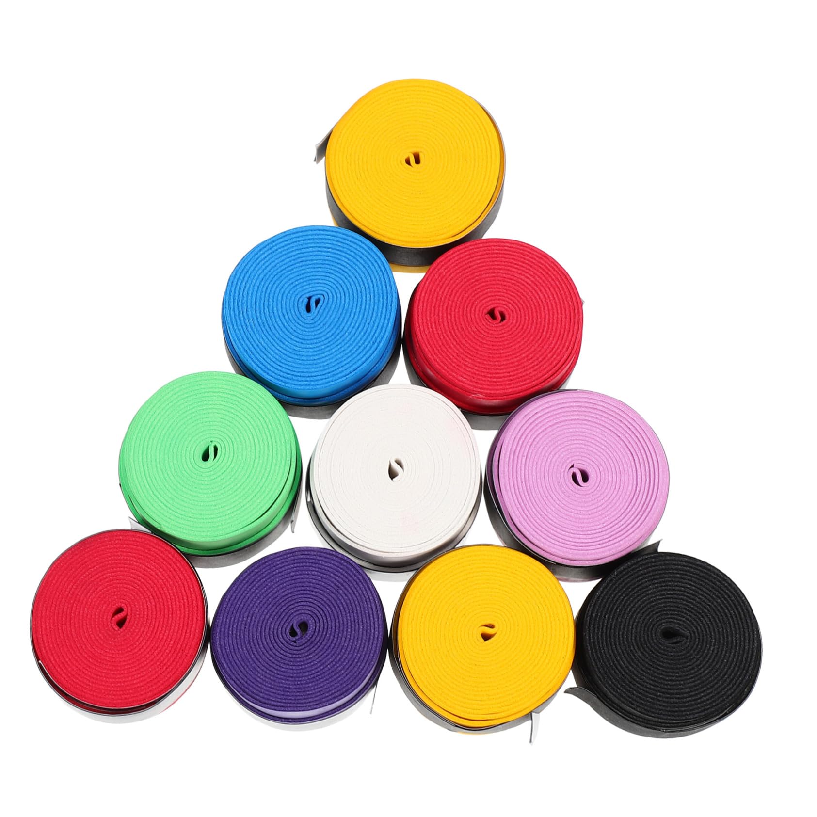 BESPORTBLE Colla per Mani da Badminton Racchette Palline da Tennis Presa Impugnature Condotto Nastro per Impugnatura A Pipistrello Rete da Badminton Spry Scrub A Secco Pu