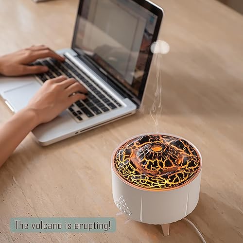 Miniatura 2 de Difusores de aceite esencial para habitación grande linda niebla de medusas - Mira el video - Difusor de aromaterapia SEVEYEE de 11.8 fl oz para el