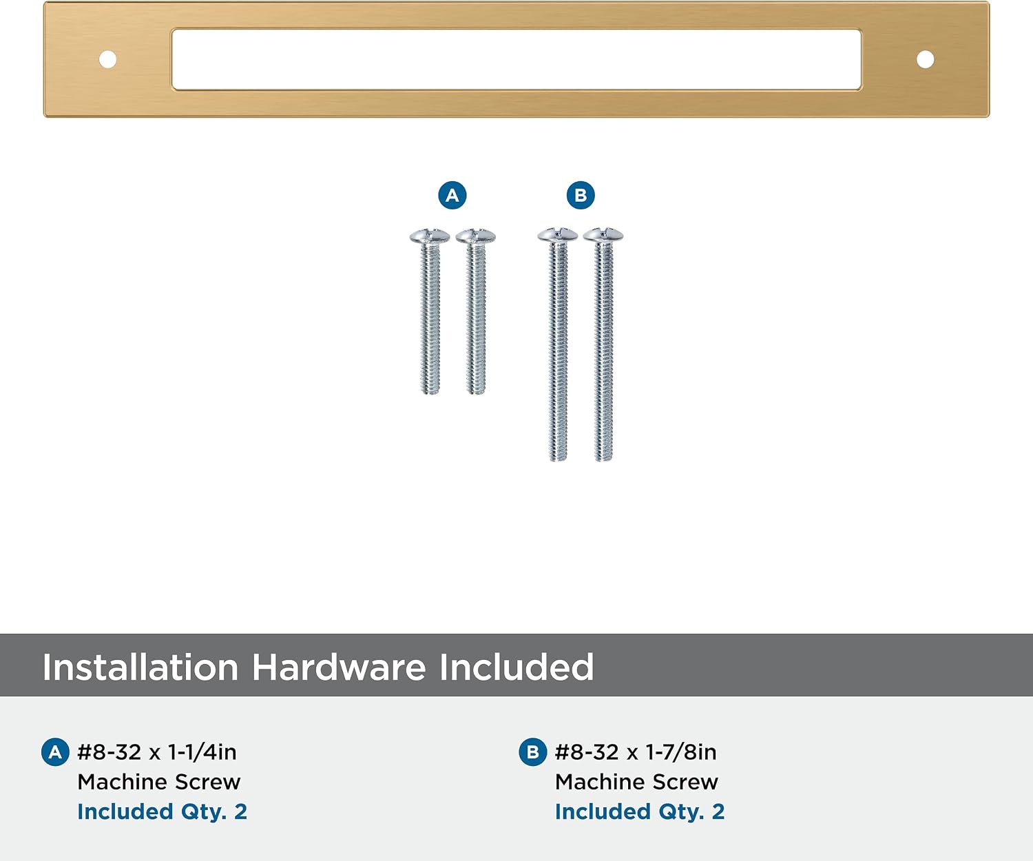 Amerock Medora 8-13/16 inch (224mm) Center-to-Center Rectangle Champagne Bronze Cabinet Pull Backplate, BP37786CZ