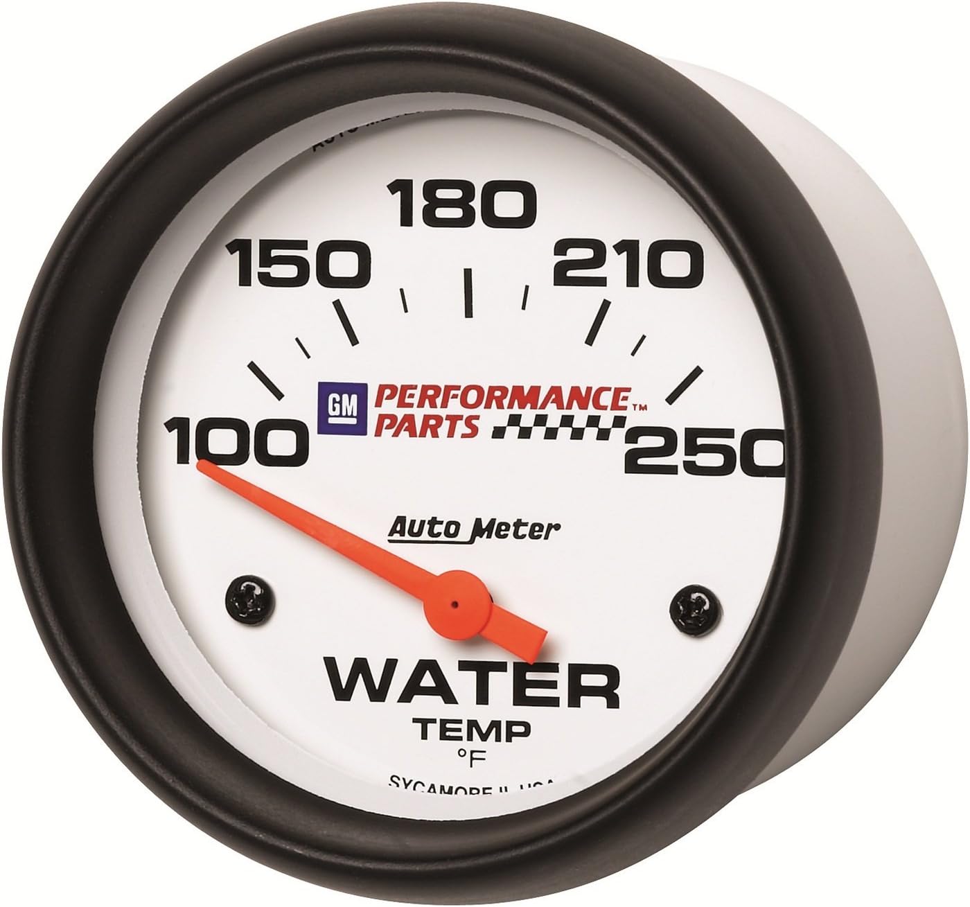 Auto Meter 5837-00407 GM Performance Parts 2-5/8" 100-250 Degree Fahrenheit Electric Water Temperature Gauge