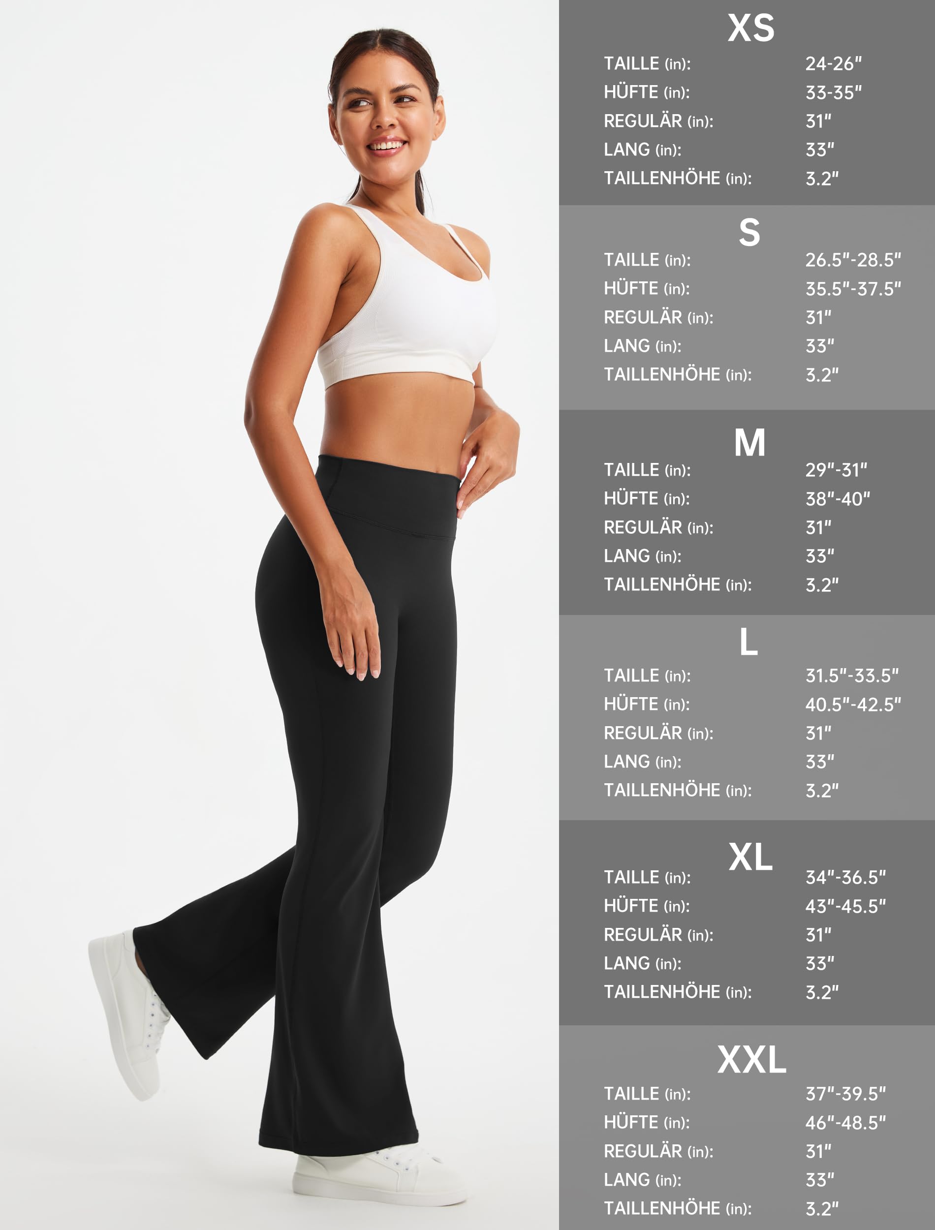 Libin Pantalones Mujer Yoga Cintura Alta Sin Costuras,Leggings Acampanados Deportivos Elásticos para Pilates Fitness,Ropa Deportiva Mujer Verano Casual Normal/Largo