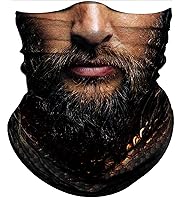 Vista 186 de Obacle - Tapabocas con cuello polar y de estilo de pañuelo contra el polvo y el sol para hombre y mujer