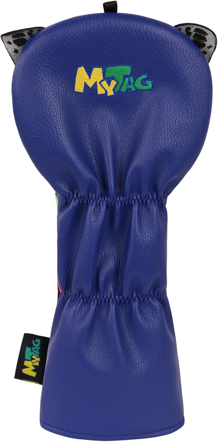 mytag Butterfly Patch Golf Club Covers, Golf Head Covers for Woods and Driver 3D Craft Blue Headcover