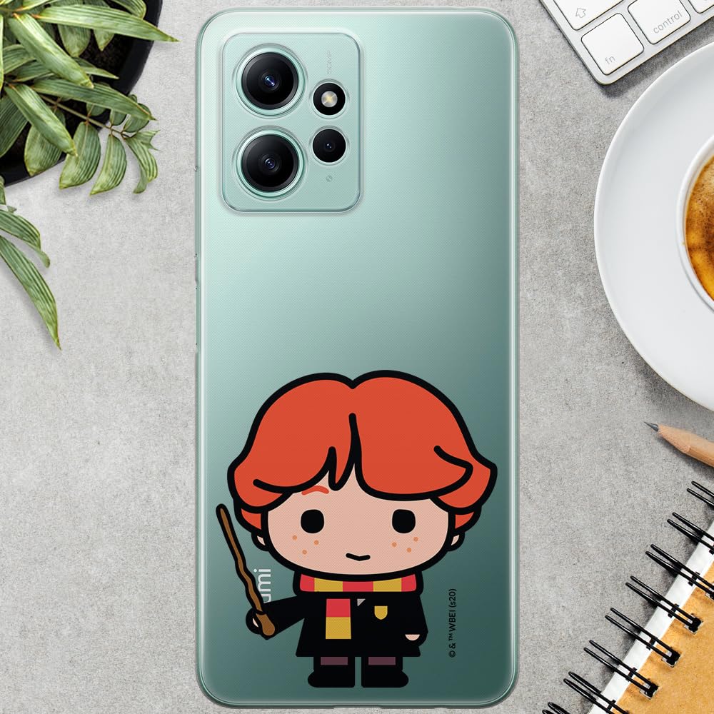 ERT GROUP Custodia Per Xiaomi Redmi Note 12 4G, Licenza Ufficiale Harry Potter, Modello 036, TPU Flessibile Parzialmente Trasparente - 4