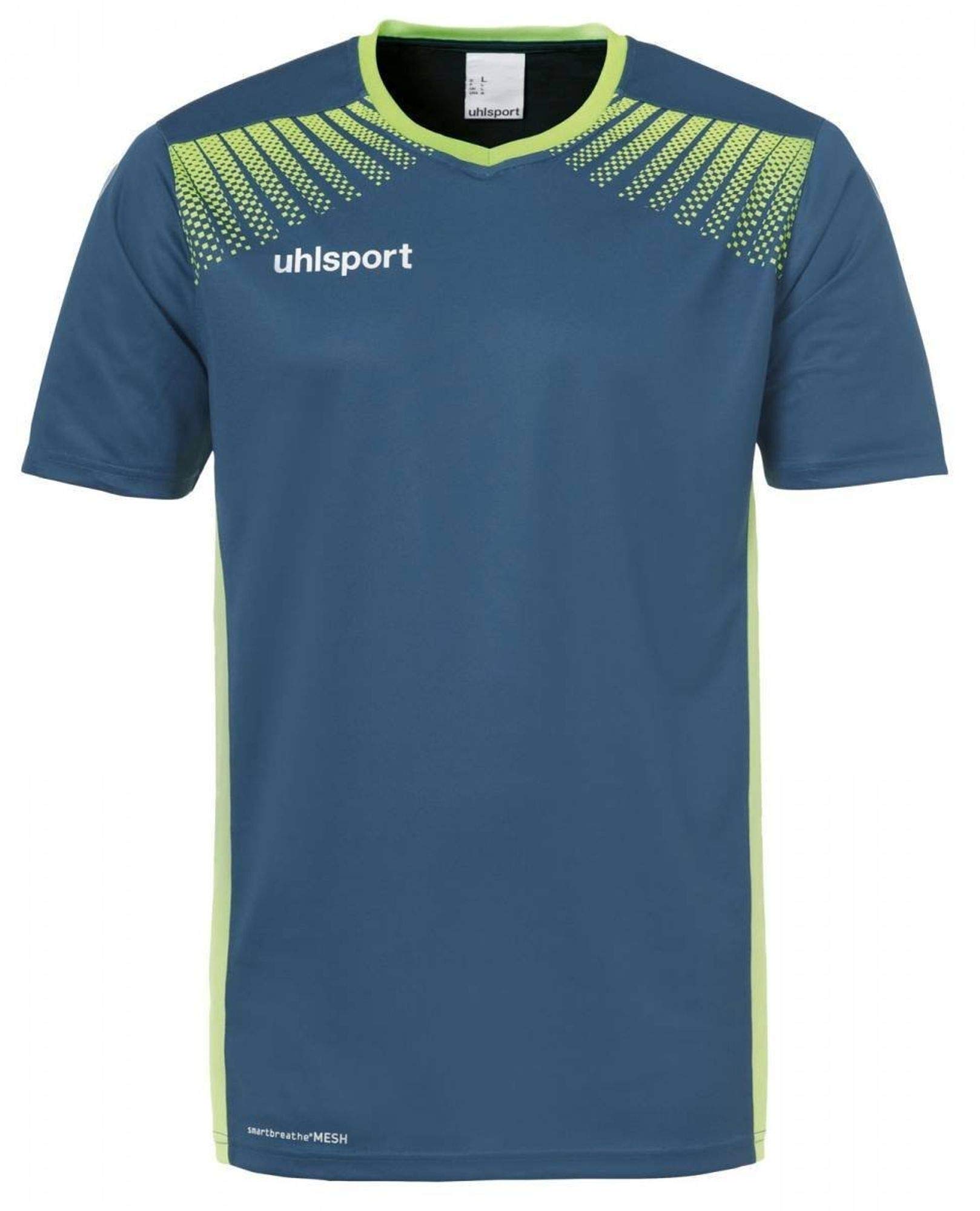 Uhlsport UHLSH Kids Goal Jersey - Petrol/Flash Green, Small