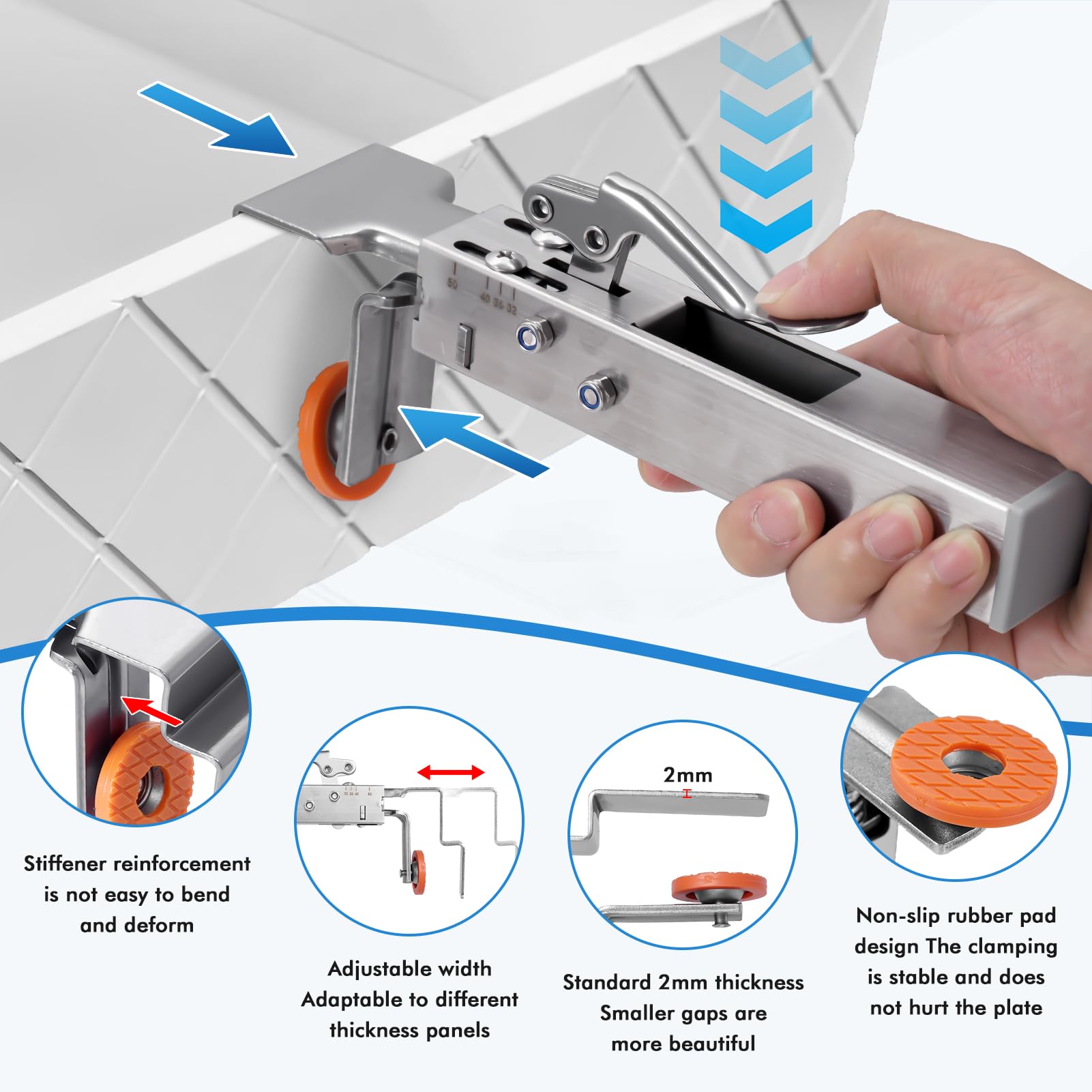 IDMARKET Lot De 2 Mâts De Fixation Réglables Pour Voile D'ombrage H.220