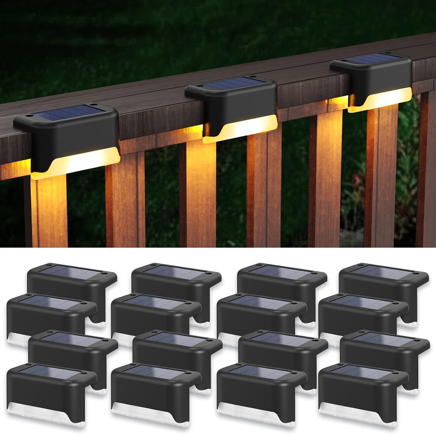 See full amazon price history chart for Outdoor step light,Solar Deck Lights Outdoor, 16 Pack Solar Step Lights Waterproof Led Solar Lights for Outdoor Stairs, Step, Fence, Railing, Yard and Patio (Warm White) (8) Outdoor step light,Solar Deck Lights Outdoor, 16 Pack Solar Step Lights Waterproof Led Solar Lights for Outdoor Stairs, Step, Fence, Railing, Yard and Patio (Warm White) (8) (B0D3XDZ91G) Amazon Price History, Amazon Price Tracker