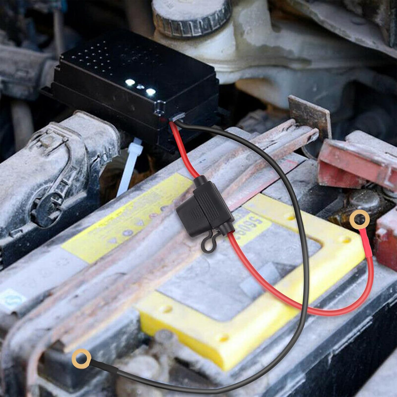 SAE Anschluss Kabel 2 Stück 16AWG Batterie Verlängerungskabel 12V mit Sicherung
