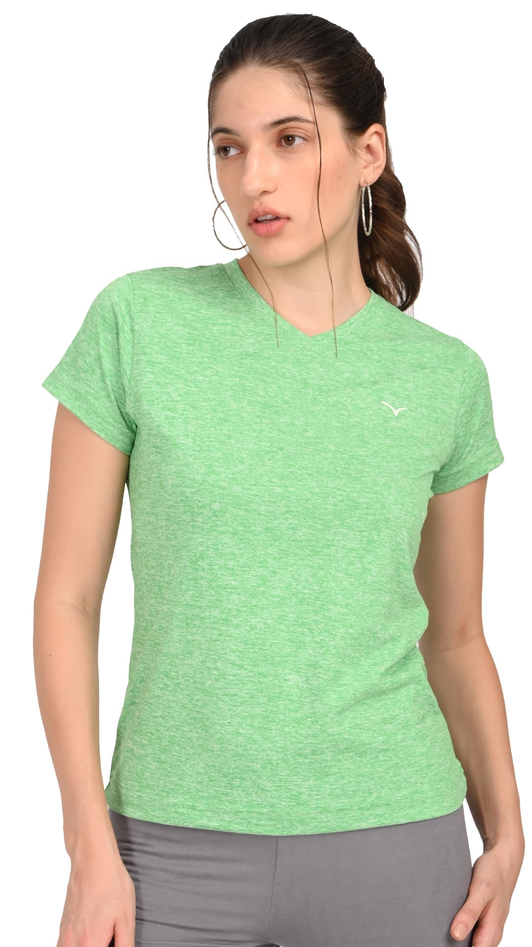 coppersmith Sports Gym Tshirt for Women Workout - Active Wear Polyester Swimming Tshirt-picture-45