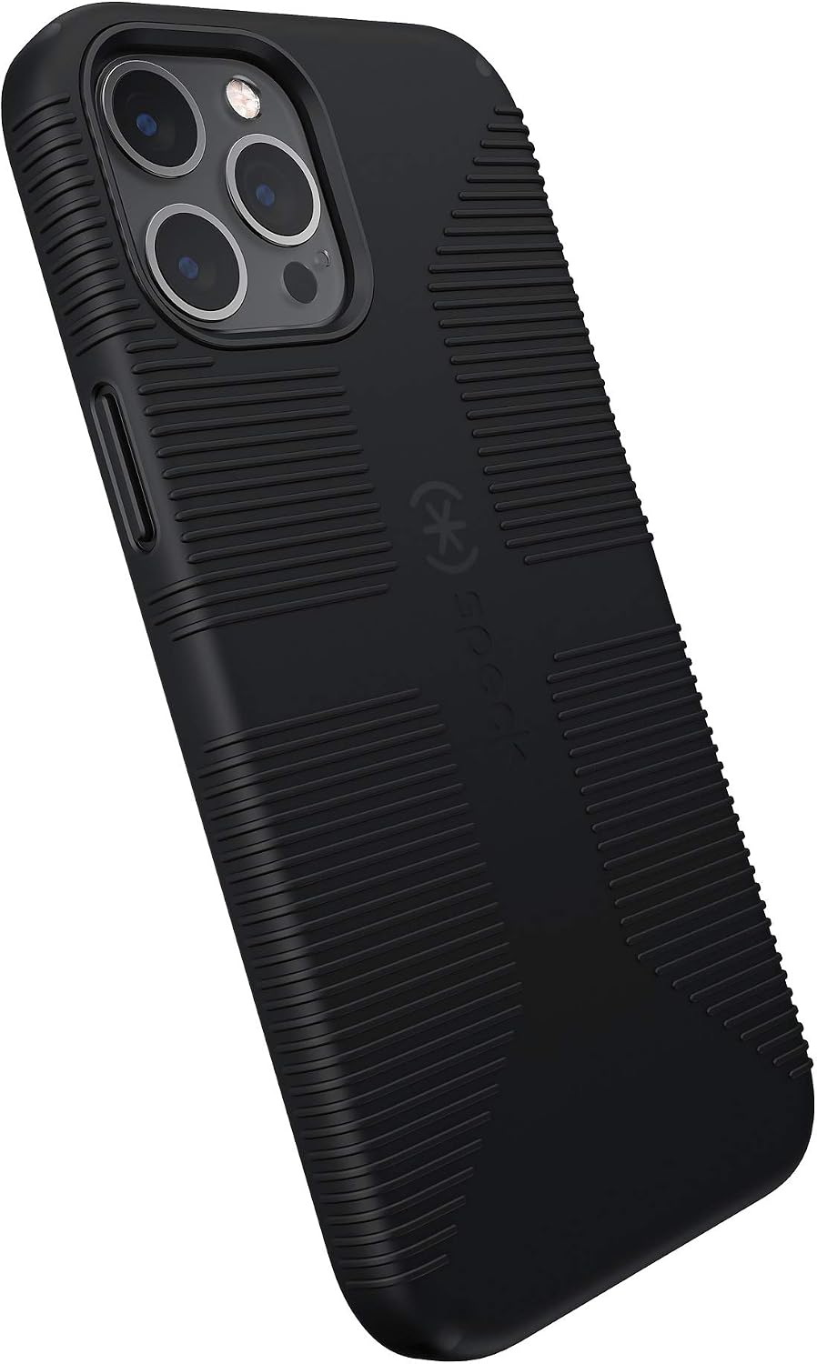 Speck Products CandyShell Pro Grip iPhone 12 Pro Max Case, Black/Black (137609-1050)