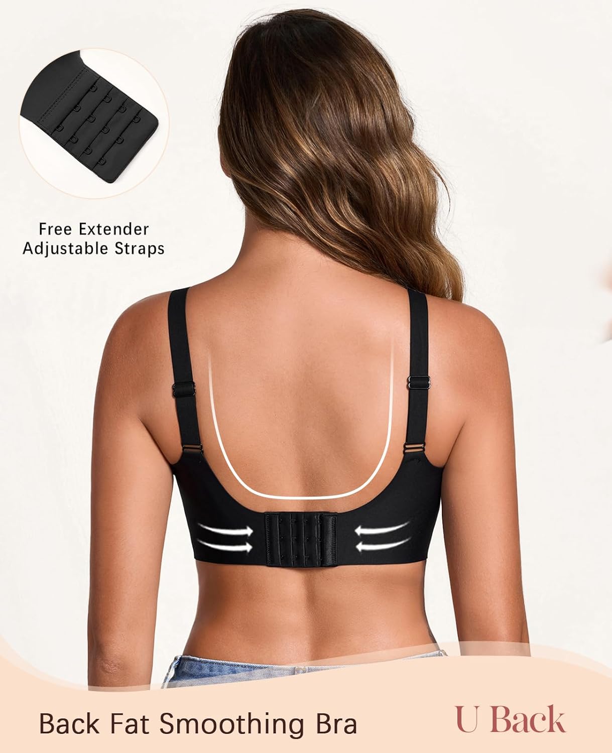 KUTUMAI Wireless Jelly Bras for Women Seamless No Underwire Bralettes Full Coverage Push Up Comfrot Tshirt Everyday Bras - Image 3