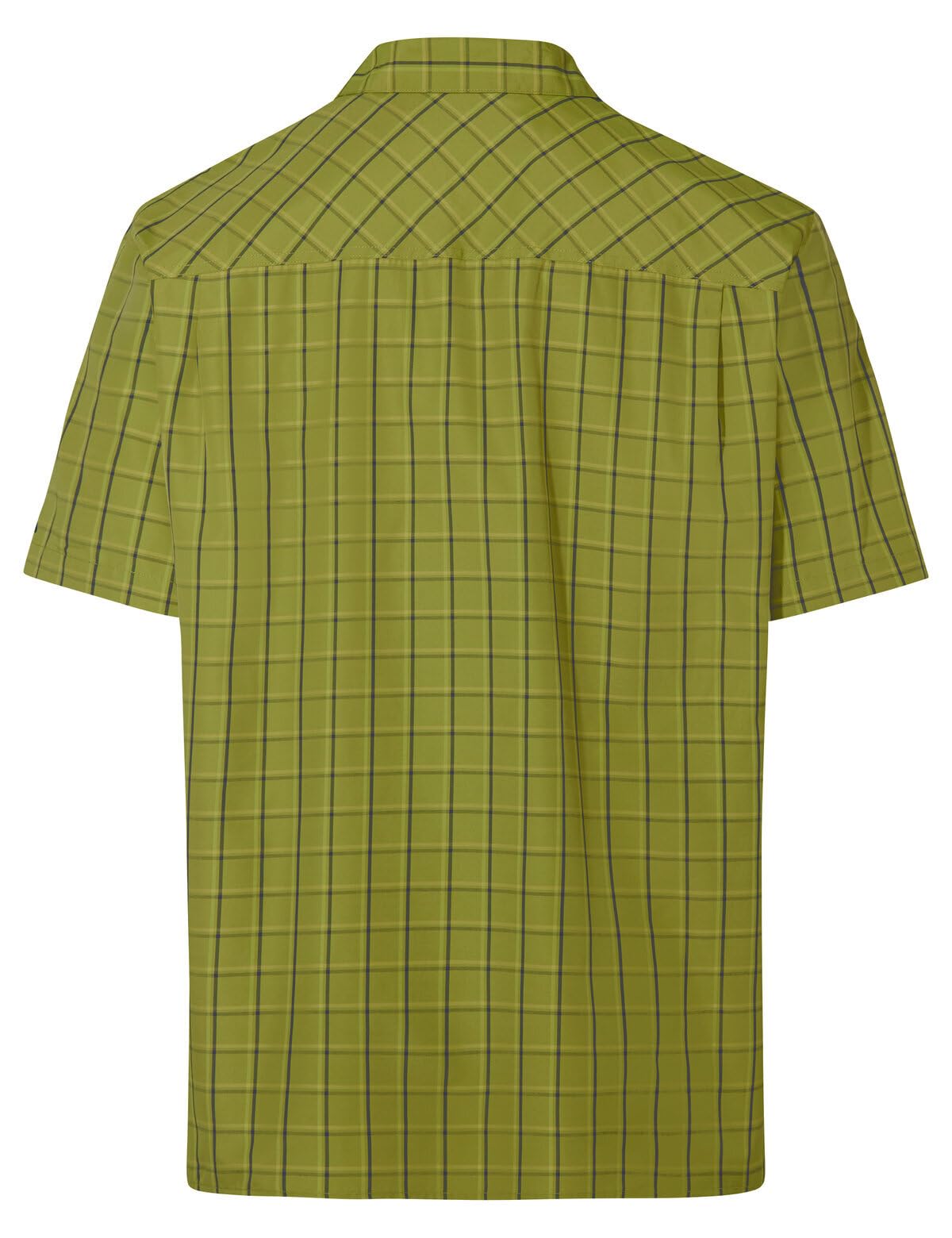 VAUDE Albsteig Shirt III, schnelltrocknend – Dark Leaf – Gr. XXL | Herrenhemd aus Lyocell mit UPF 50 – Kurzarm-Hemd schnelltrocknend und kühlend – 147 g – ideal zum Wandern