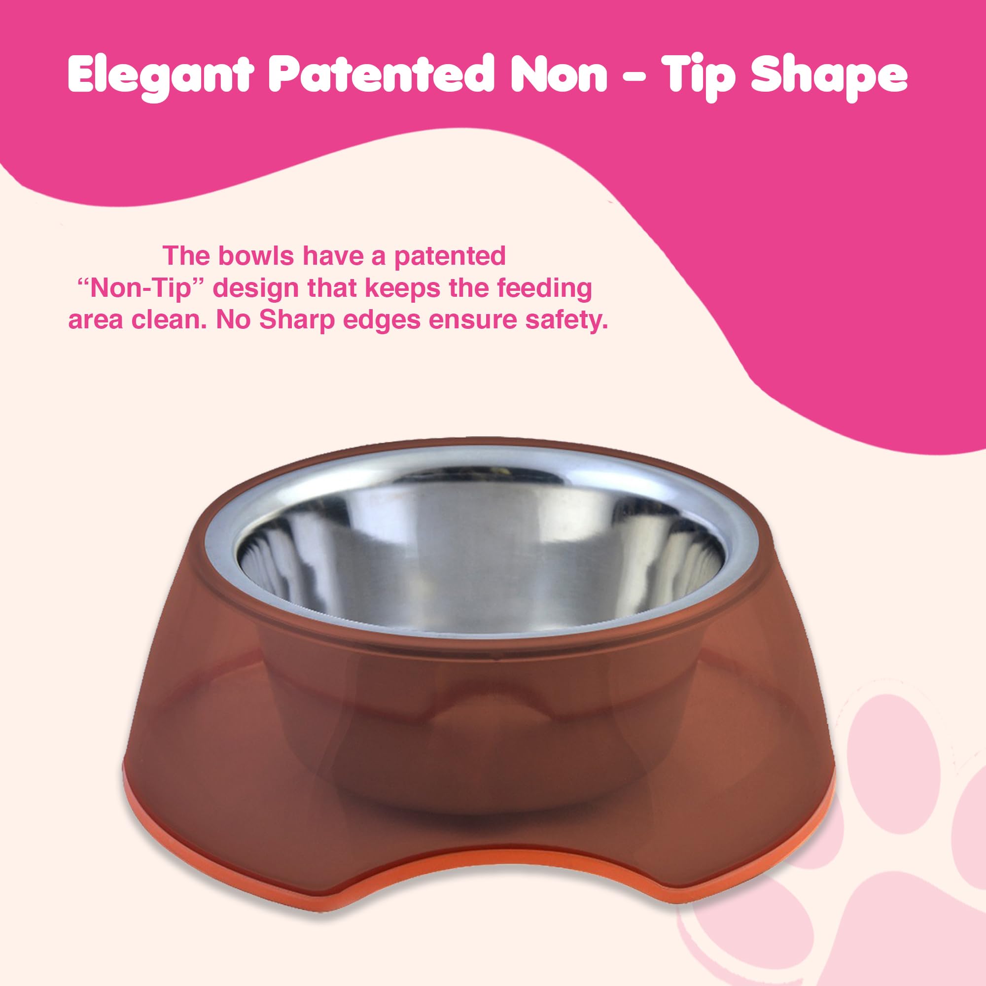 Happinesque Stainless Steel Dog Bowls, Gray, Pack of 1 - Image 4