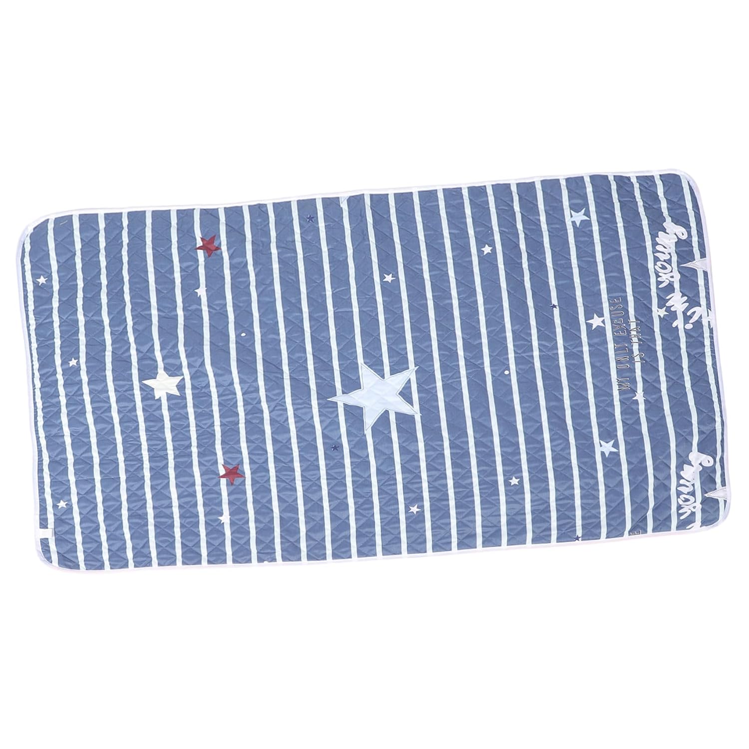 Washable Menstruation Bed Under Pad for Incontinence Patients Breathable Absorbent Mattress Pad Portable Lightweight Diaper Changing Mat for Travel and Home Use Quilted Design