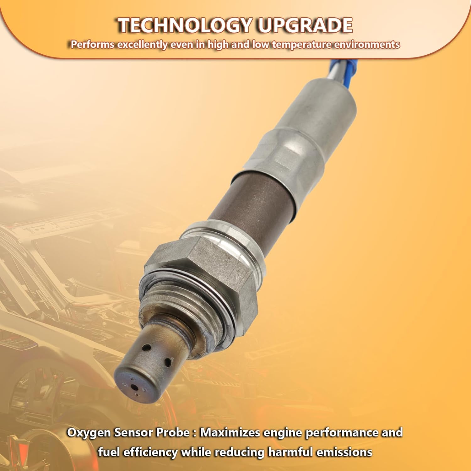 234-5053 Oxygen O2 Sensor Upstream Heated Air Fuel Ratio Compatible with 2007-2010 Honda Odyssey 3.5L V6, 2007-2009 Acura MDX 3.7L V6,Replace 36531-RGW-A01,36531-RKG-A01,36531-RYE-A01