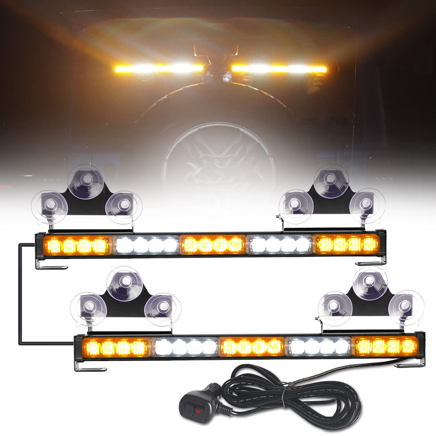 Buy [Upgrade] ASPL 40 LED 2 in 1 Emergency Flashing LED Traffic Advisor