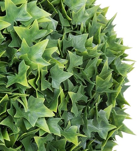 Miniatura 10 de Vickerman Everyday Mini bola artificial de hiedra de 15 pulgadas, resistente a los rayos UV, bola sintética para interiores y exteriores, vegetación
