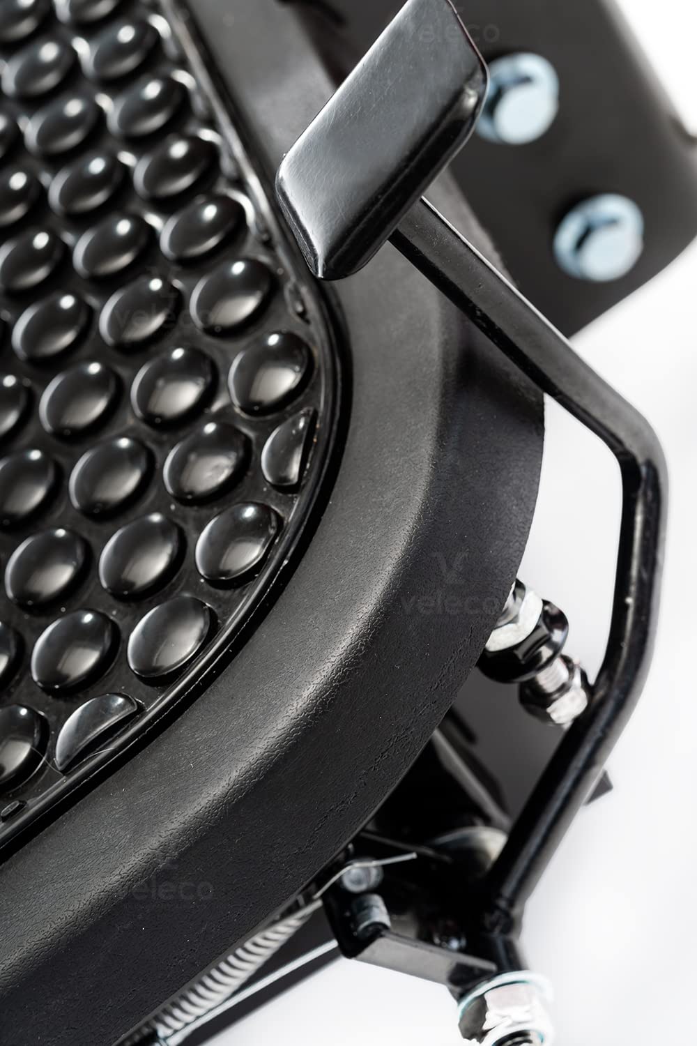 VELECO ZT16 - Scooter de movilidad de 3 ruedas - Totalmente ensamblado y listo para usar - Ruedas grandes - Fácil de maniobrar - Frenos delanteros y traseros - Cesta de la compra extraíble (NEGRO)