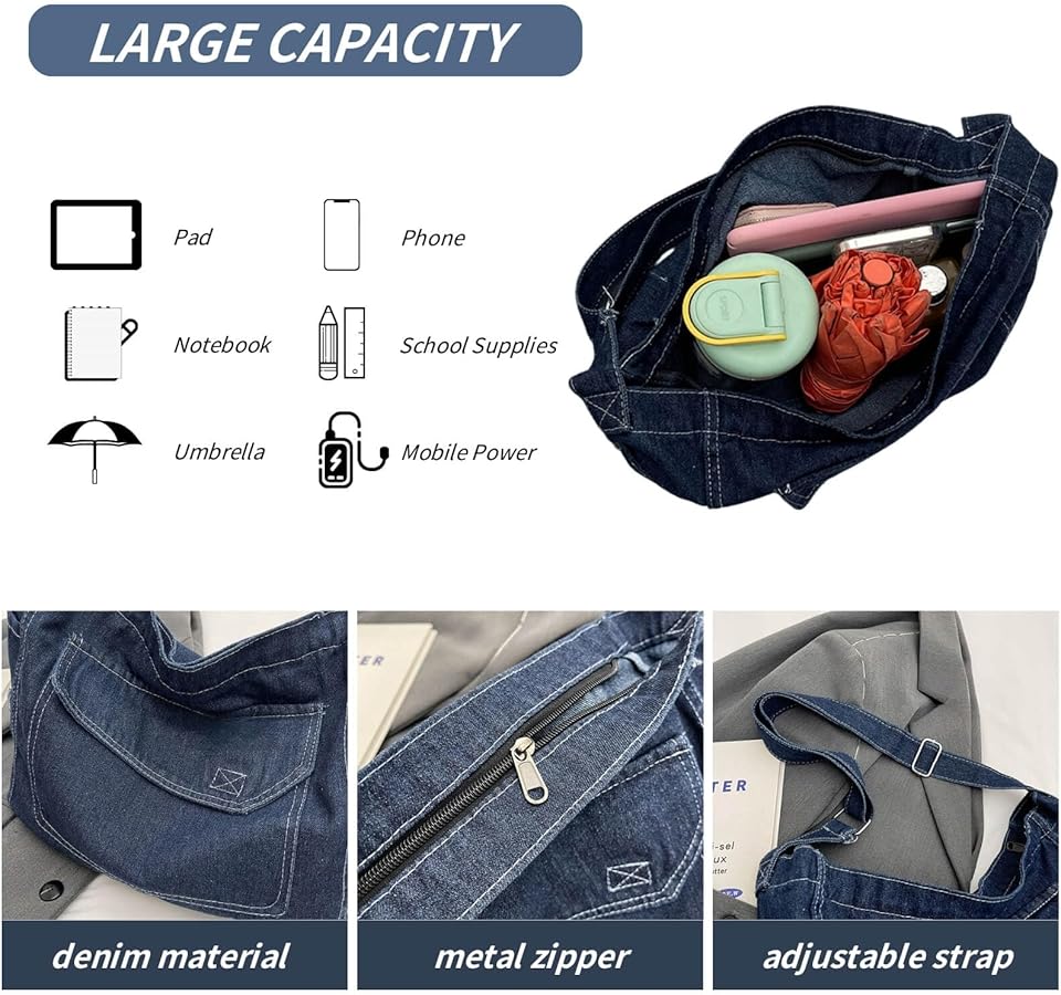 バッグ Denim Messenger Bag Denim Messenger Bag