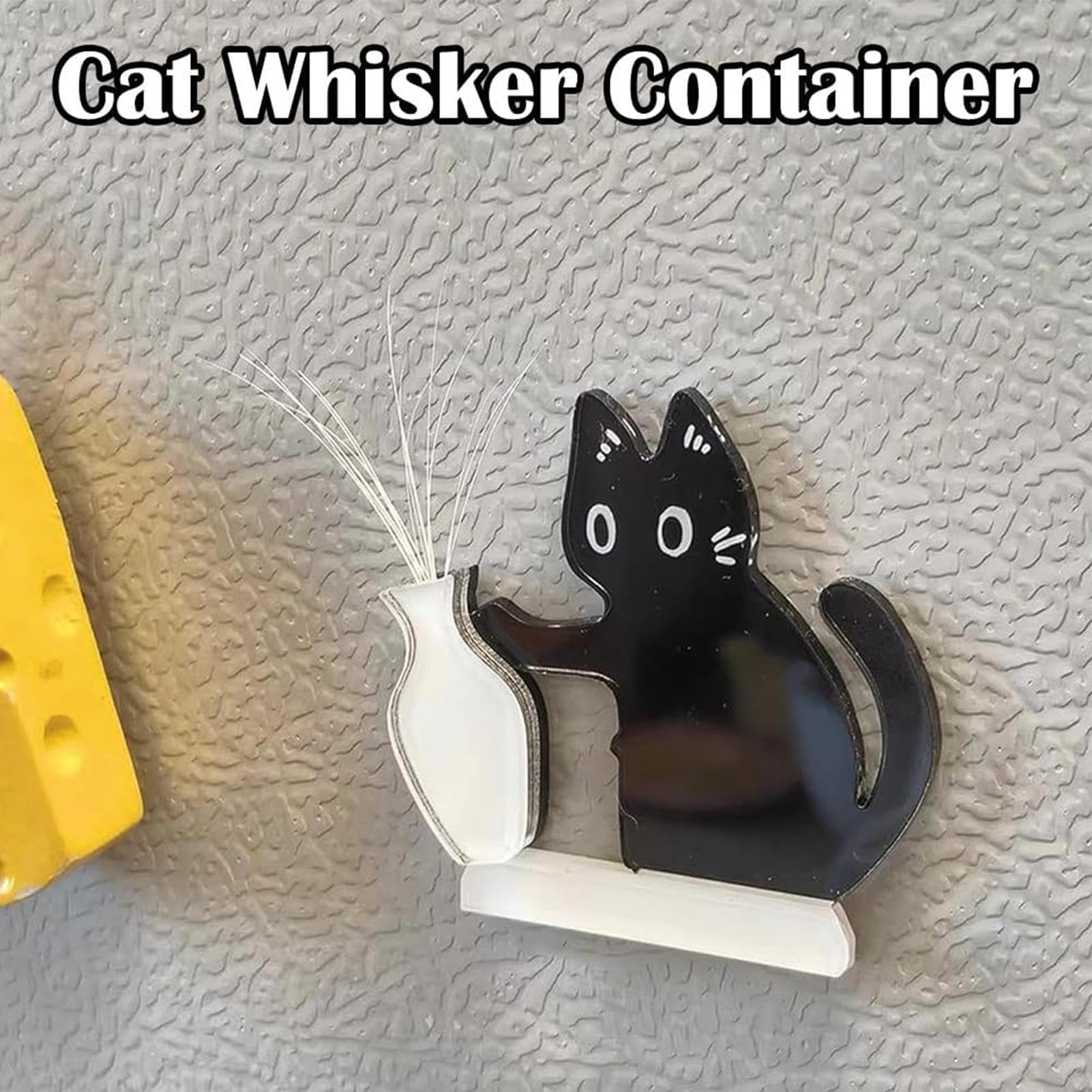 Vaso Da Collezione Con Baffi Di Gatto, Magnete Da Frigorifero Per Baffi Di Animali Domestici Porta Baffo Di Gatto Per Amanti Dei~p142694970 - 3