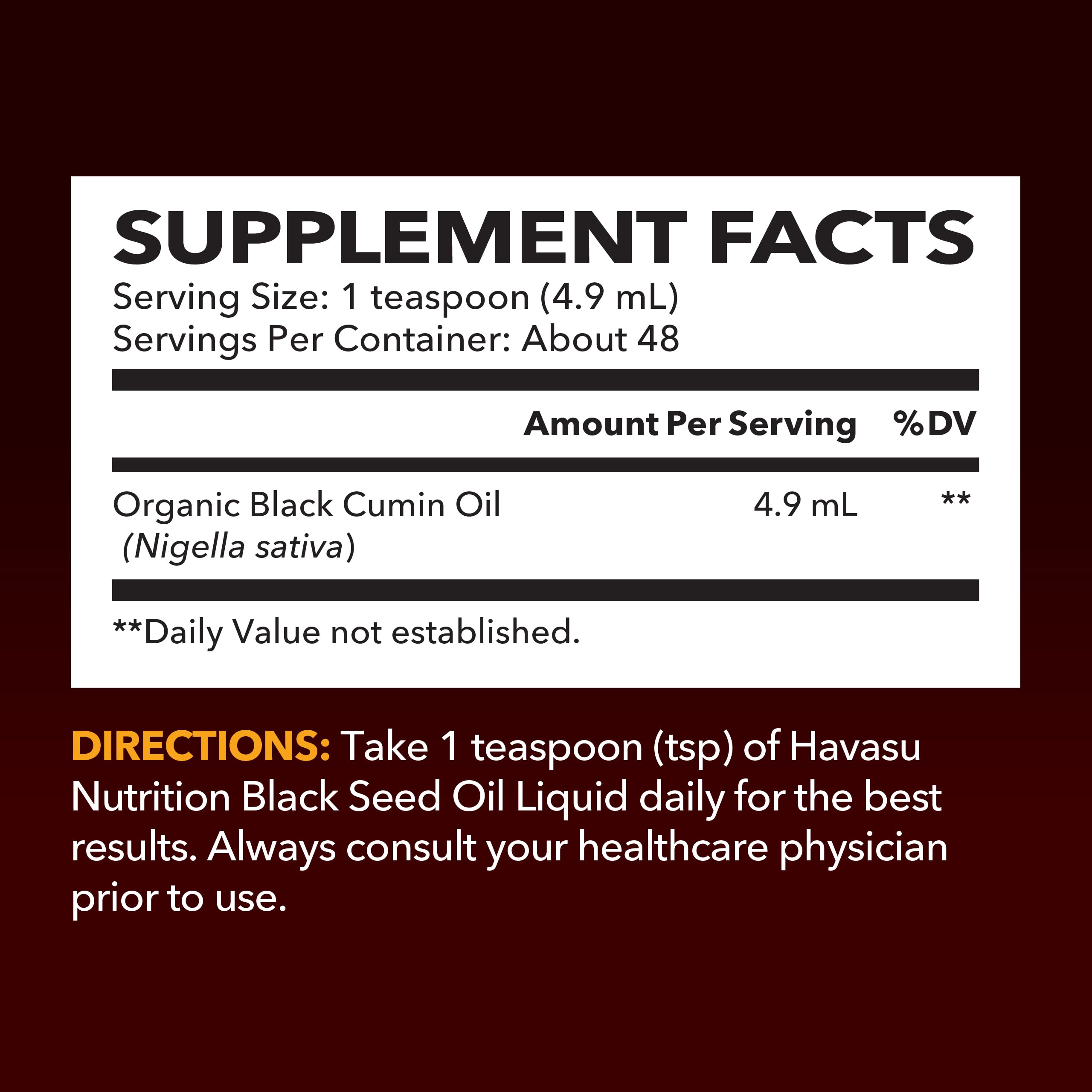 Organic Black Seed Oil Liquid, Unflavored, 8 fl oz, Black Cumin Supplement — Amazon image 2