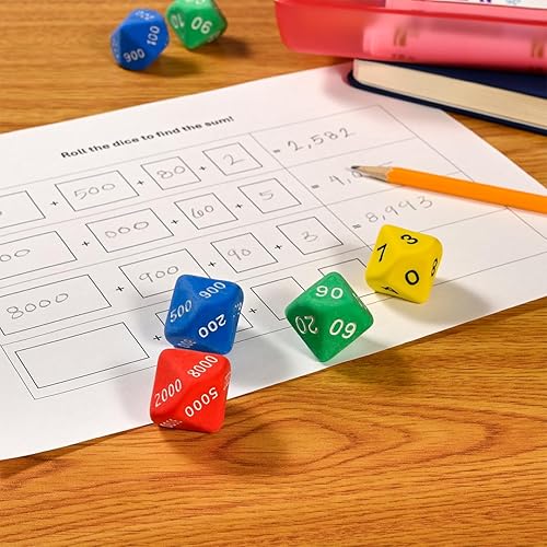 Miniatura 2 de Aprendizaje Advantage 7429Place Value Dice (Pack de 12)