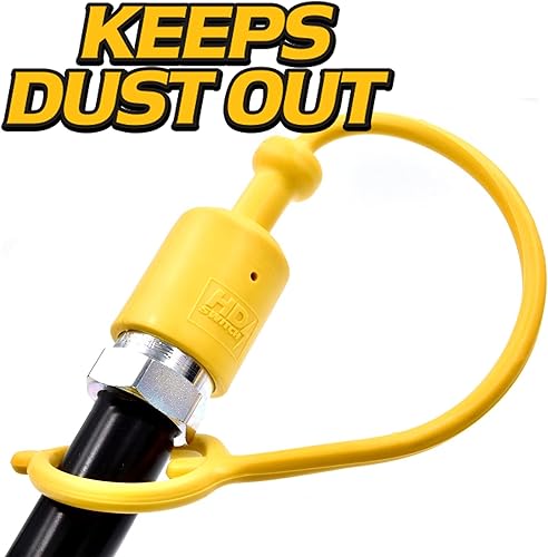 Miniatura 4 de HD Switch Juego de tapones y tapones hidráulicos azules para Kubota 14" ISO B B2301 B2601 B2650 B3350, BH65 BH70, BT600 BT601 BT602, BX BX22 BX23