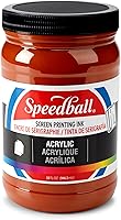 Vista 25 de Speedball 004657 Tinta acrílica para serigrafía, 32.0 fl oz, 32 onzas líquidas, color negro