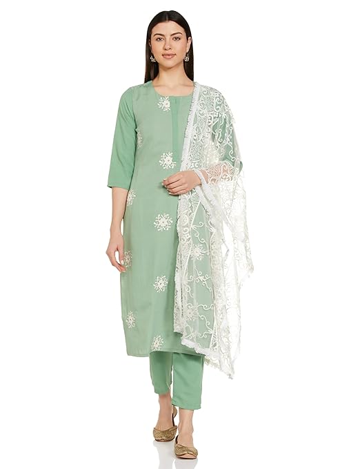 Women Kurta with Pant & Dupatta