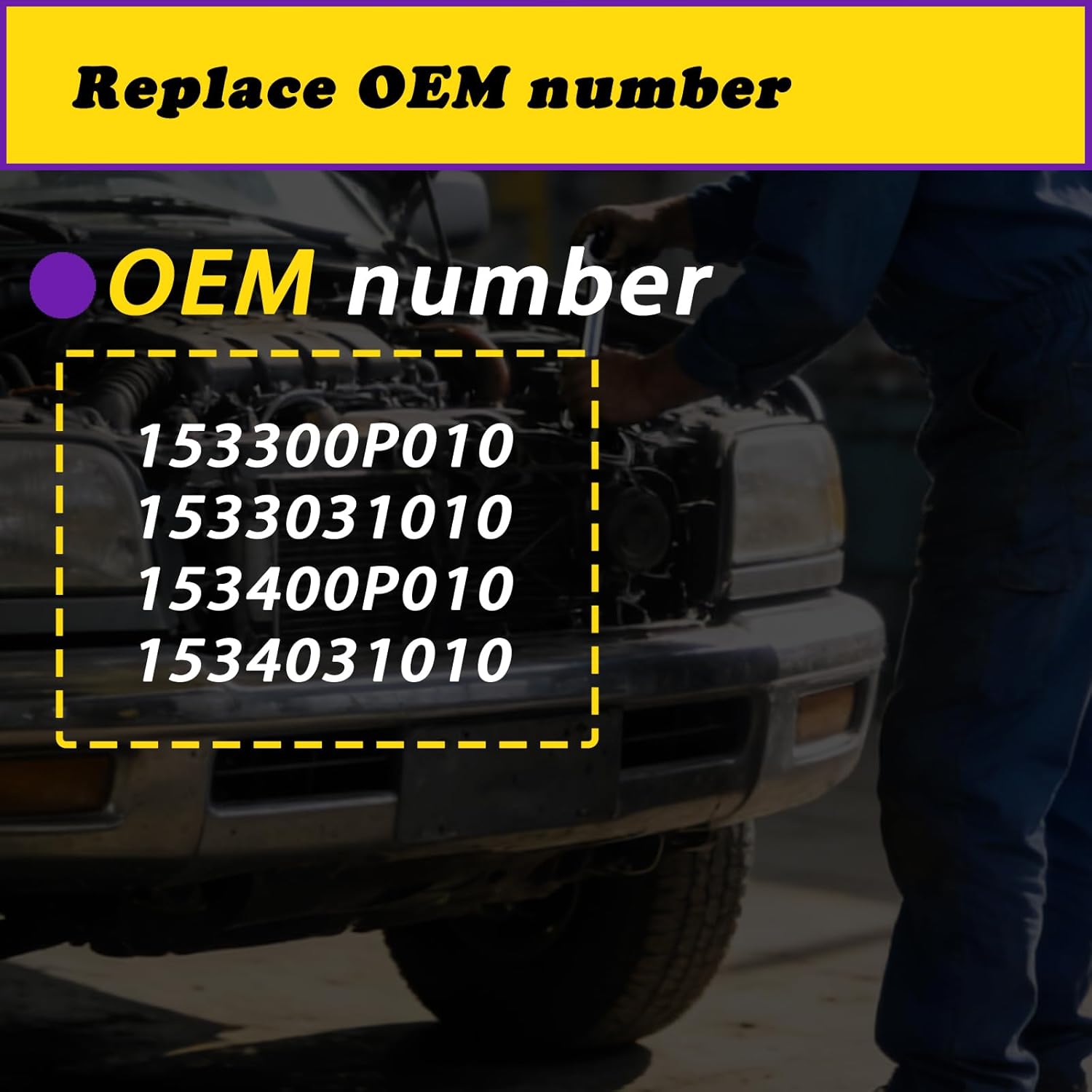 2pcs Left and Right Engine Variable Valve Timing VVT Solenoid Compatible with Toyota Tacoma 4Runner Fj Cruiser Tundra V6 4.0L 03 04 05 06 07 08 09 10 11 12 13 14 15 Replaces 153300P010 153400P010
