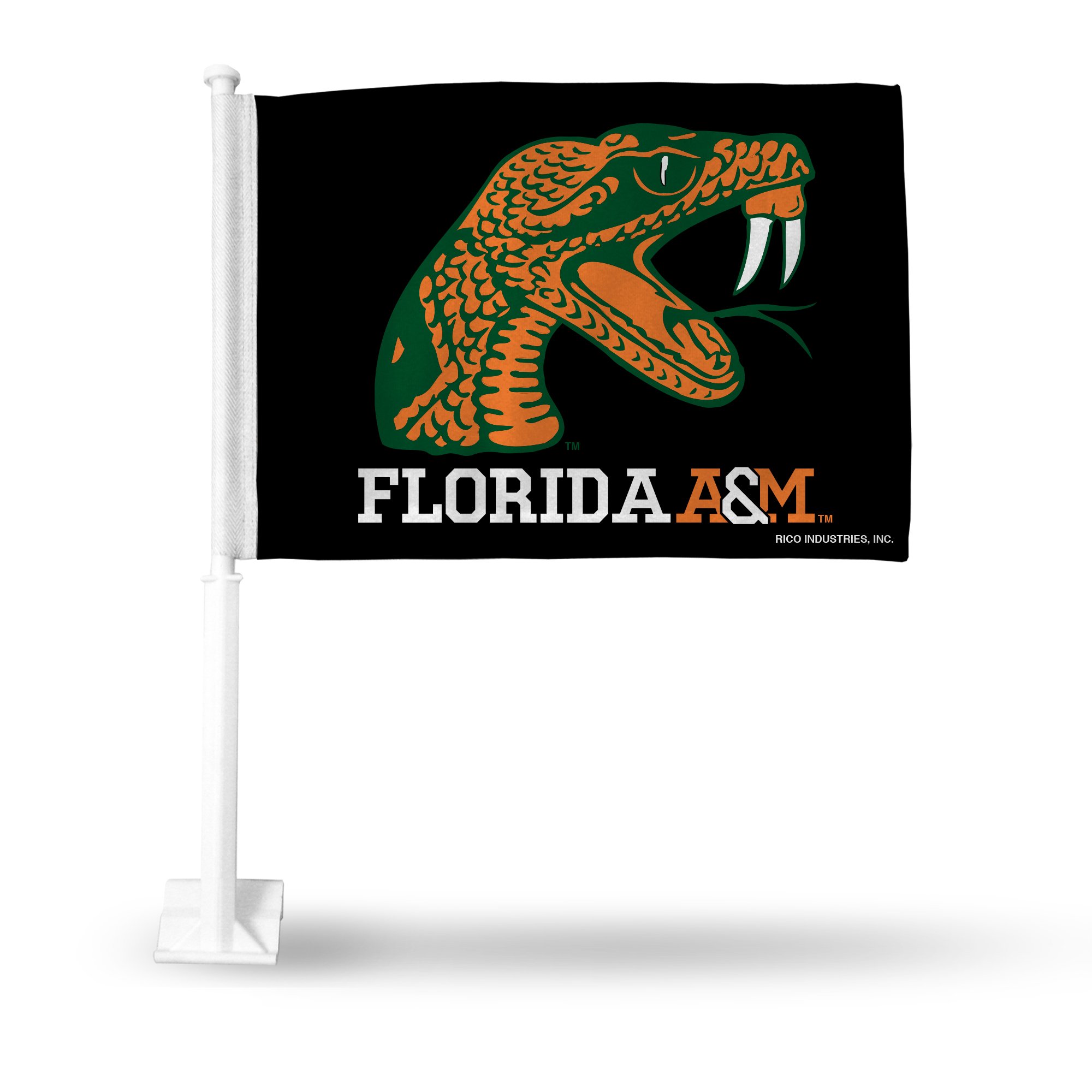 NCAA Rico Industries Car Flag including Pole, Florida A&M Rattlers
