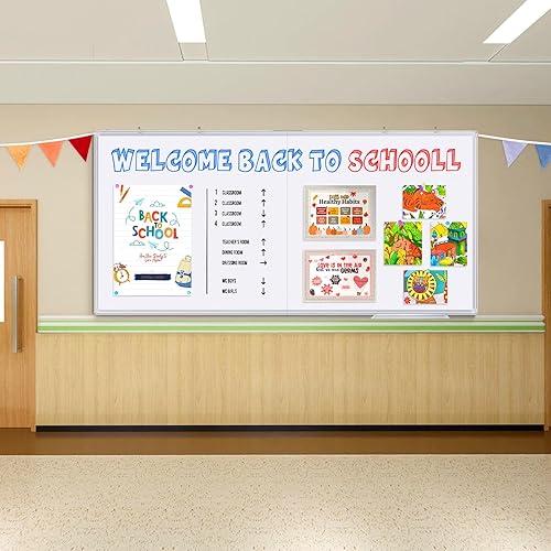 Miniatura 6 de Pizarra magnética de borrado en seco de 96 x 48 pulgadas, pizarra blanca maxtek de 4 x 8 pulgadas para pared, pizarra blanca grande de borrado en