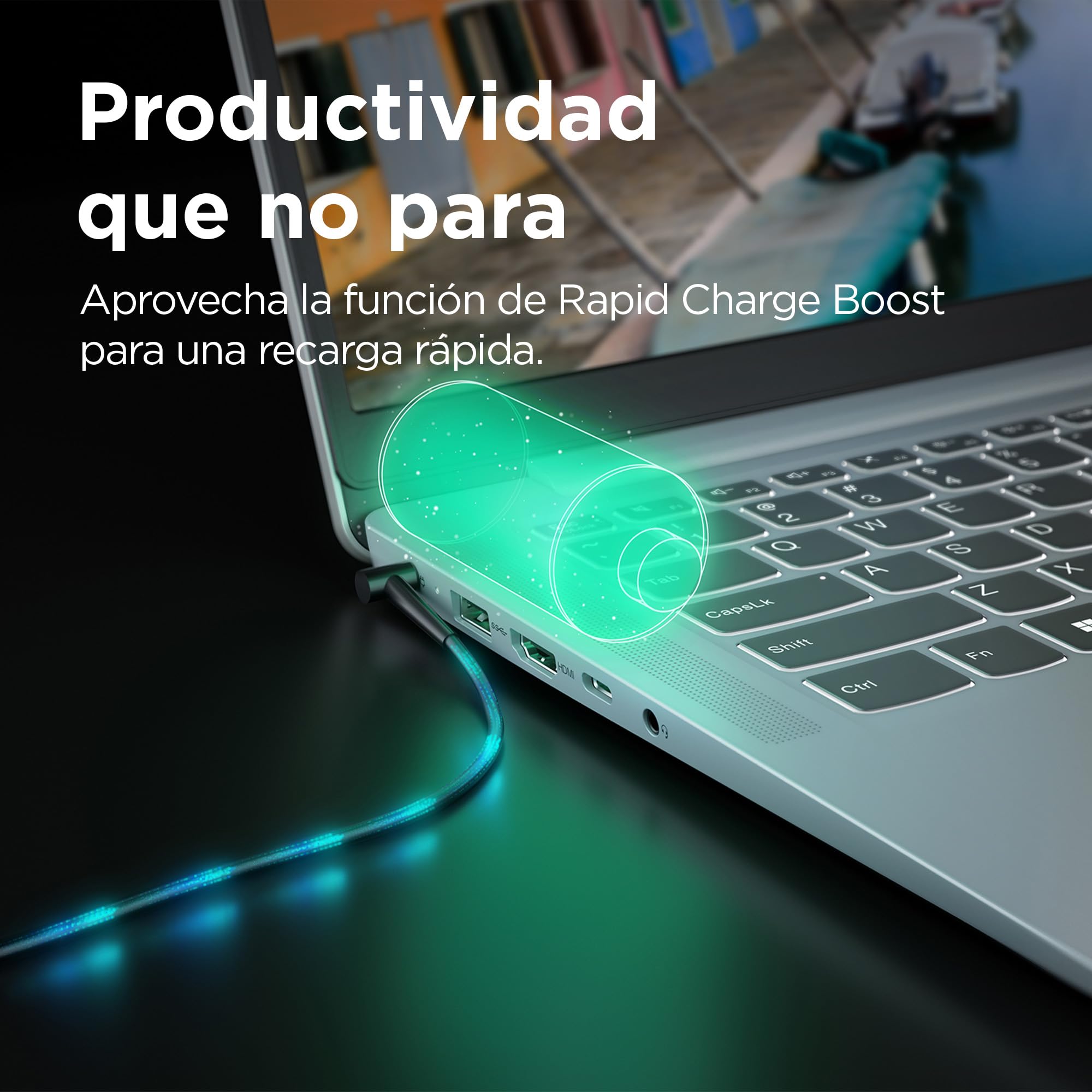 Lenovo IdeaPad Slim 3 Gen 8 - Portátil 15.6" FHD Intel Core i5-13420H, 16 GB RAM, 1 TB SSD, Wi-Fi 6, Win11 Home, Office de Prueba QWERTY Español, Gris - 3 Meses de Xbox Game Pass Incluido