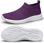 AFB Womens Walking Shoes Sock Sneakers Flat Lightweight Jogging Work Casual Comfy