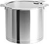 Cristel M24QLKSA Stockpot with Domed Glass Lid, Silver, 10 quart
