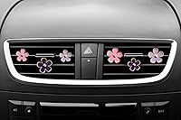 Vista 26 de Clips para salidas de aire - 6 piezas de decoración de margaritas para automóvil para salidas de aire y aire acondicionado - Accesorios