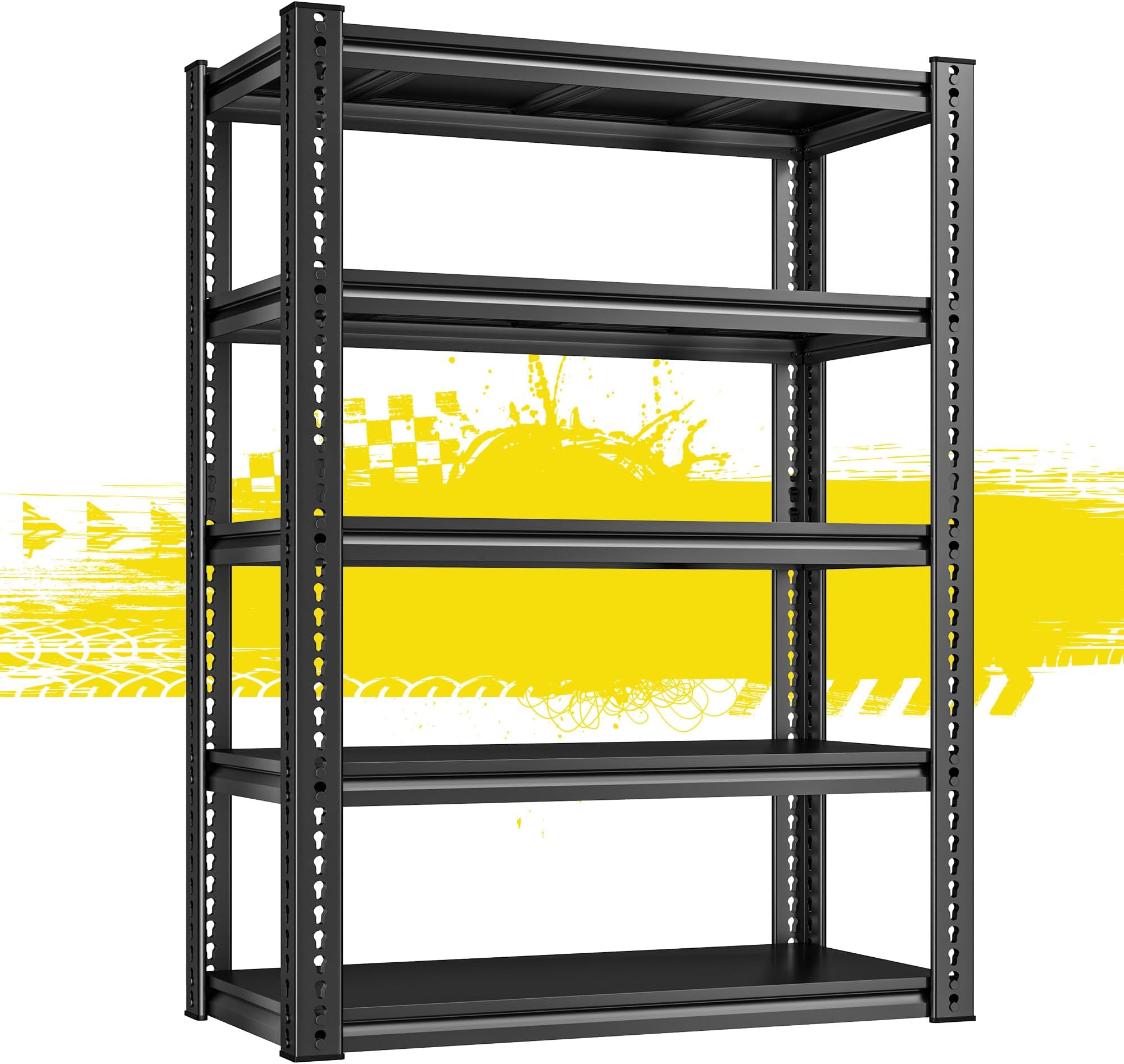 Amazon.com: Karl home Garage Shelving Heavy Duty, 5-Tier Wide Size ...
