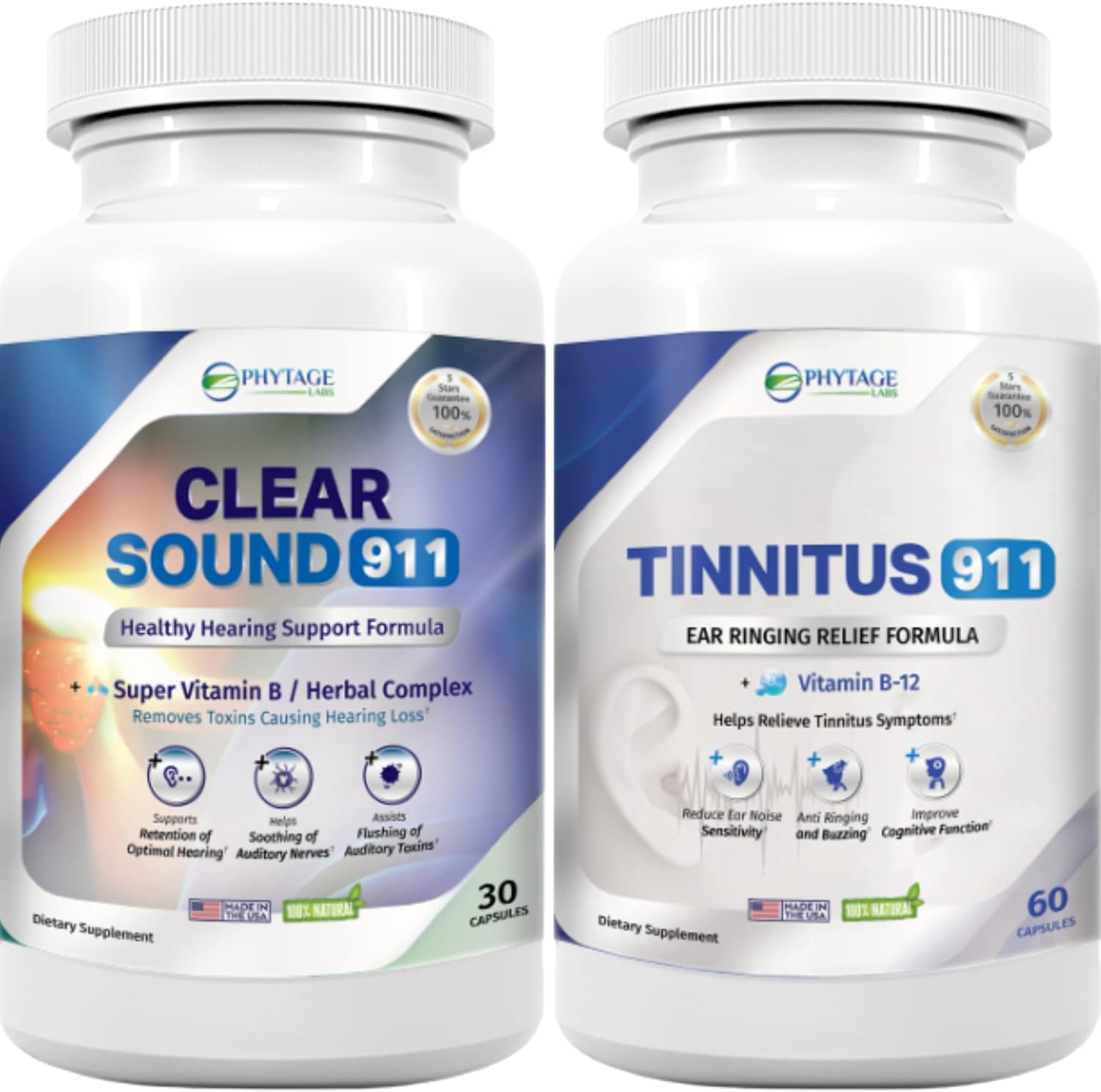 Hearing Health - Tinnitus 911 and Clear Sound 911 : Health & Household