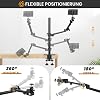 TARION Table Tripod Camera Table Mount Clamp Tripod: Camera Overhead Tripod Table Mount Flexible Articulated Arm Table Clamp Tripod with Tablet Clamp for DSLR Cameras Ring Light Webcam Titanrig Lite Z