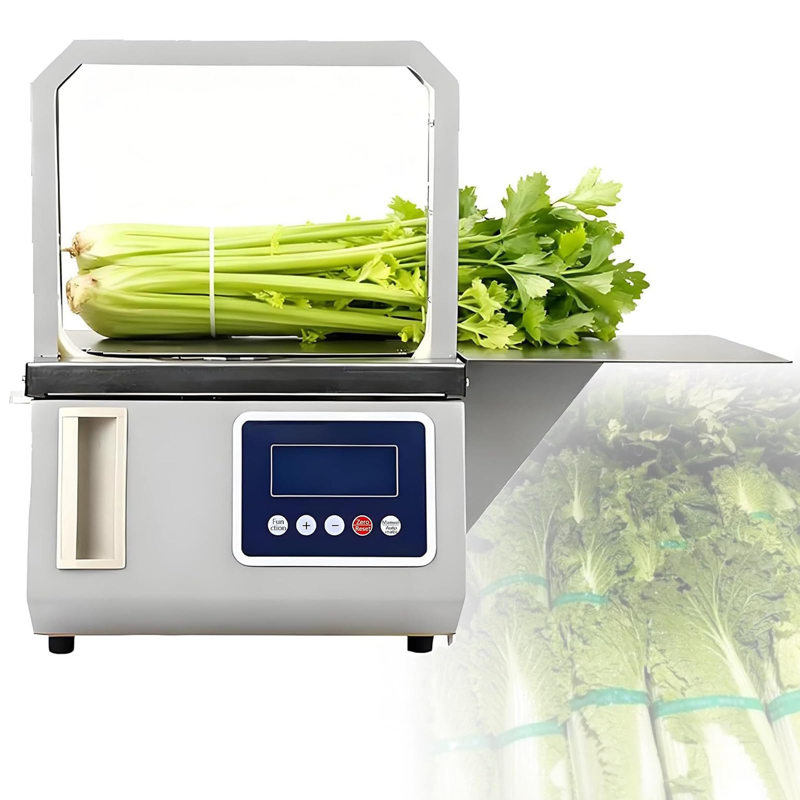 ZHLINGQ Electric Supermarket Tape Tying with Smart Display 22×17cm