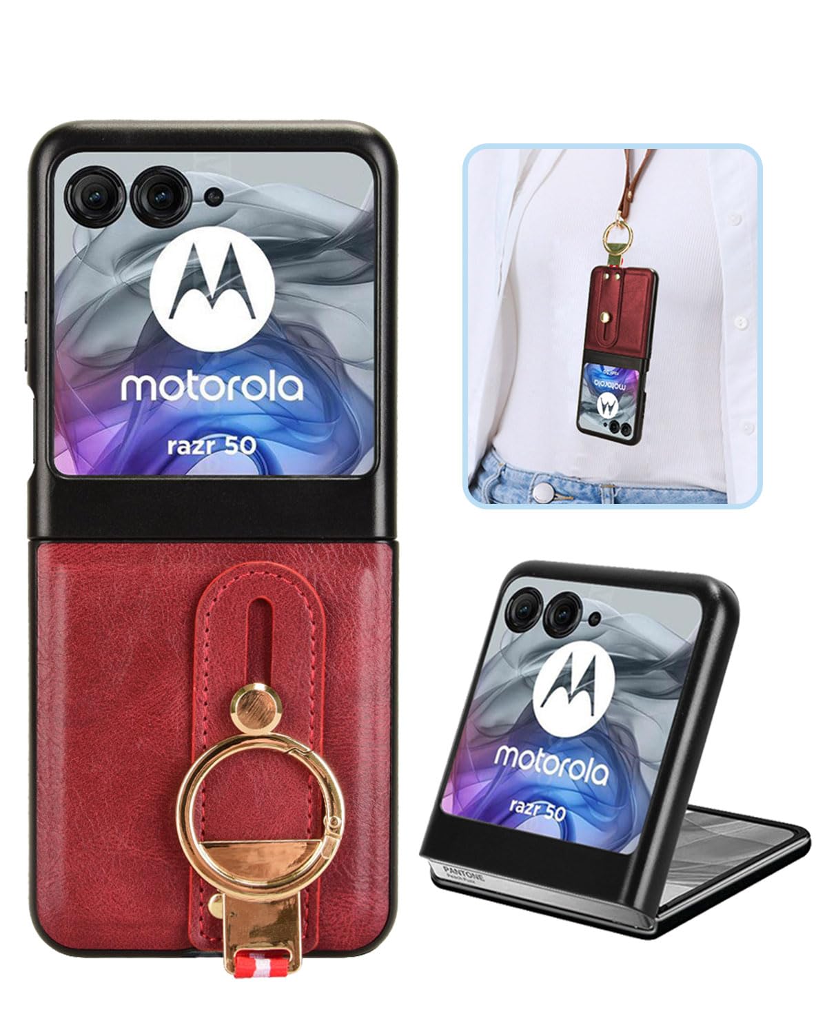 Amazon.co.jp: Motorola Razr 50 / 50S / 50d M-51E 用 ケース YAJOJO