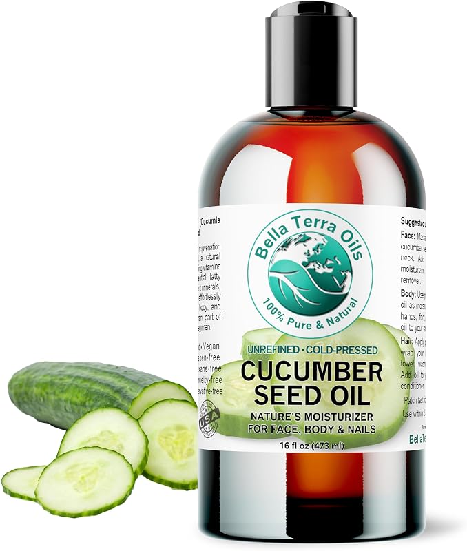 Óleo de Semente de Pepino Bella Terra Oils, 453 g