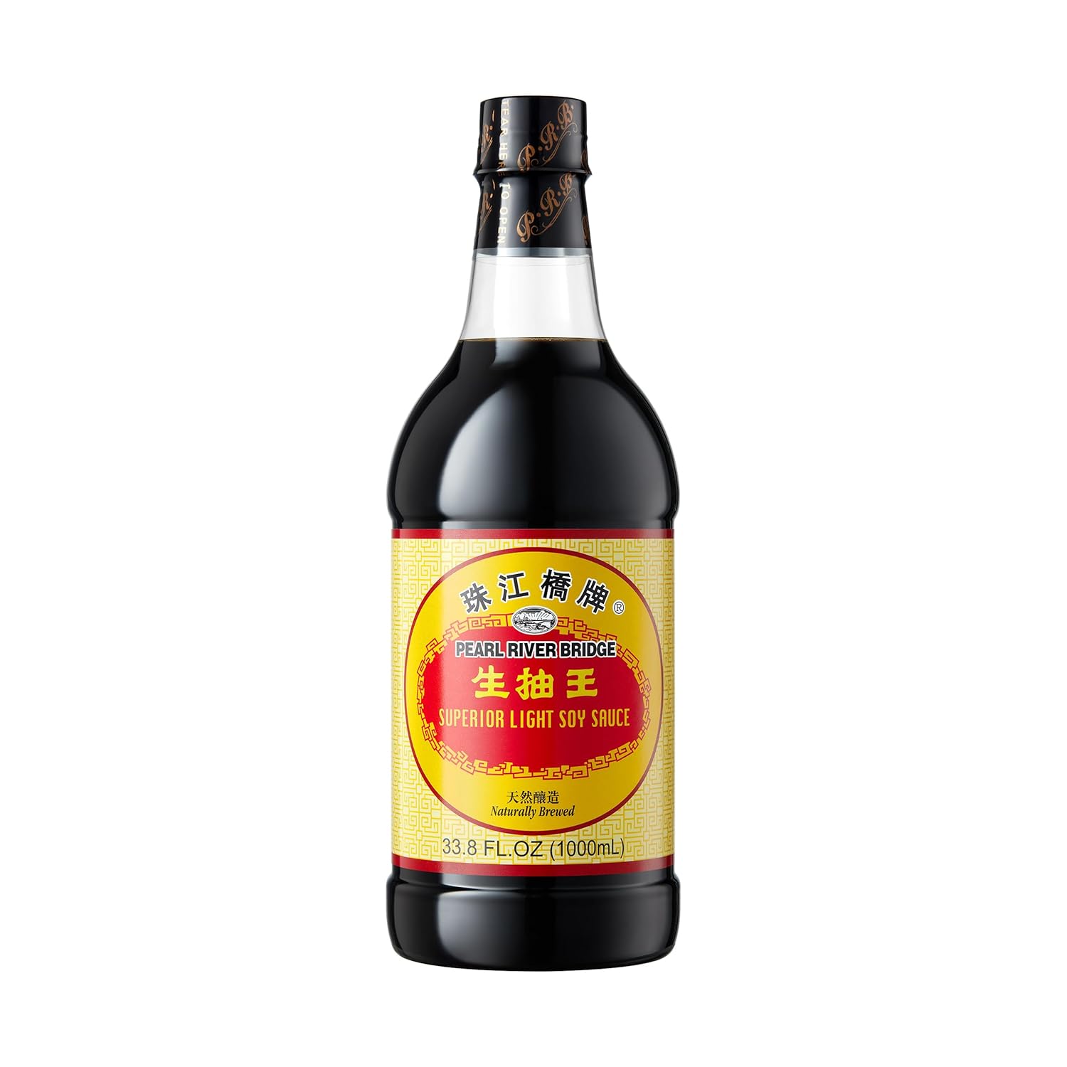 Pearl River Bridge Superior Dark Soy Sauce, 16.9 Fl Oz Premium Chinese Soy Sauce, Authentic Restaurants Choice Perfect Condiment for Chinese Cuisine, Soup, Asian Stir Fry, Sushi, 2-Pack