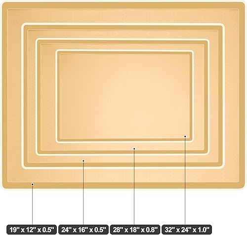 Miniatura 2 de Hubulk Dog Feeding Mat,100% Waterproof BPA Free Silicone Pet Food and Water Bowl Placemat,Dishwasher, High Raised Edge to Prevent Spills,Nonslip