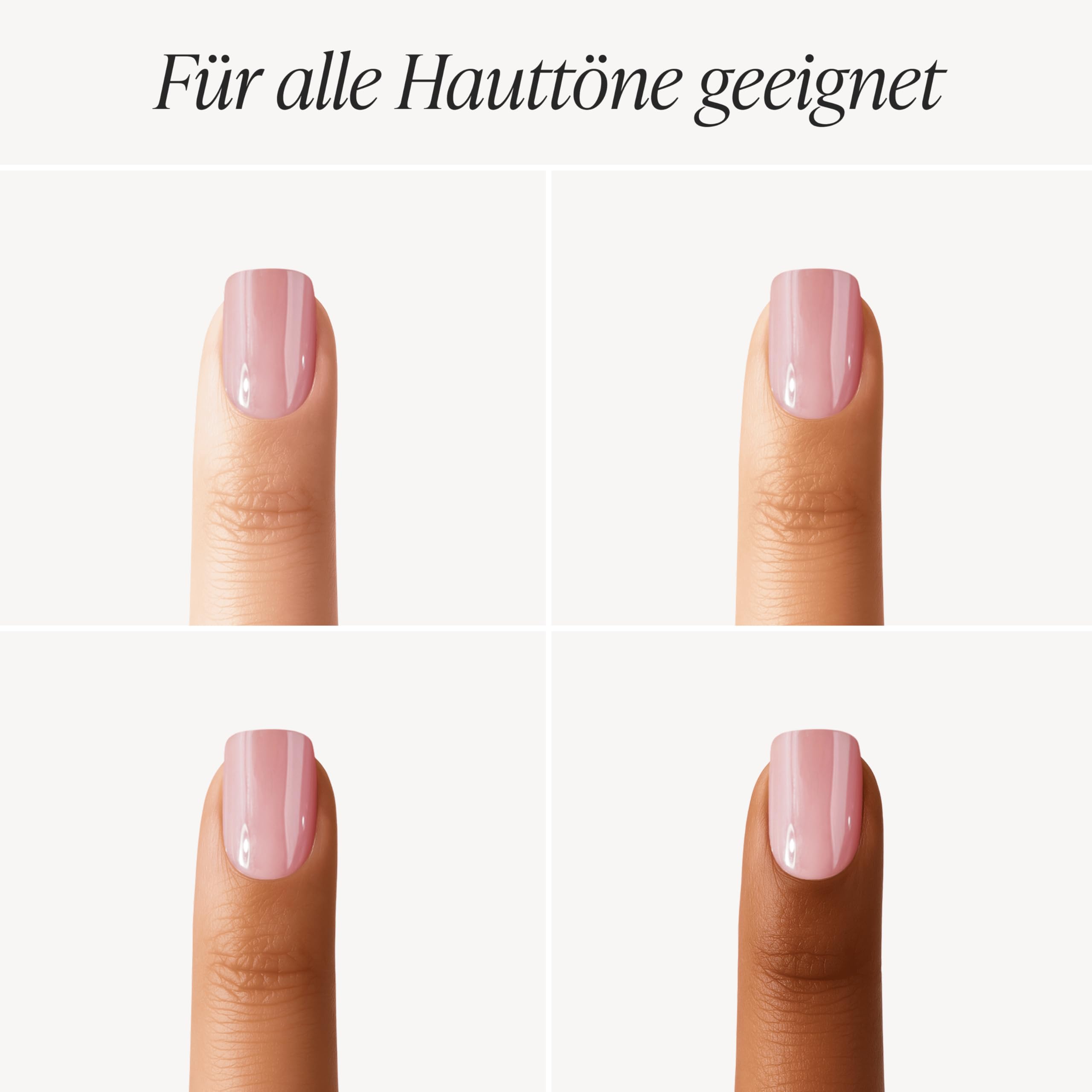 DOONAILS Soft Gel Press On Nails - Set di 30 Jetset, forma extra corta quadrata, cromo, unghie da incollare di qualità salone unghie finte soft gel, extra corti, naturali e comodi da indossare