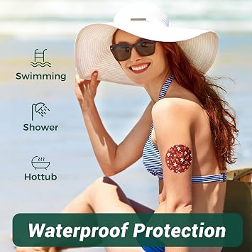 Waterproof Libre 2 Plus Sensor Covers, 30Pack