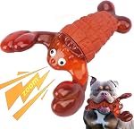 BIKIISEN Squeaky Dog Toys for Aggressive Chewers for Large Dogs, Interactive Chew to Keep Them Busy Indestructible Tough Toy for Medium/Large Dog (Red)
