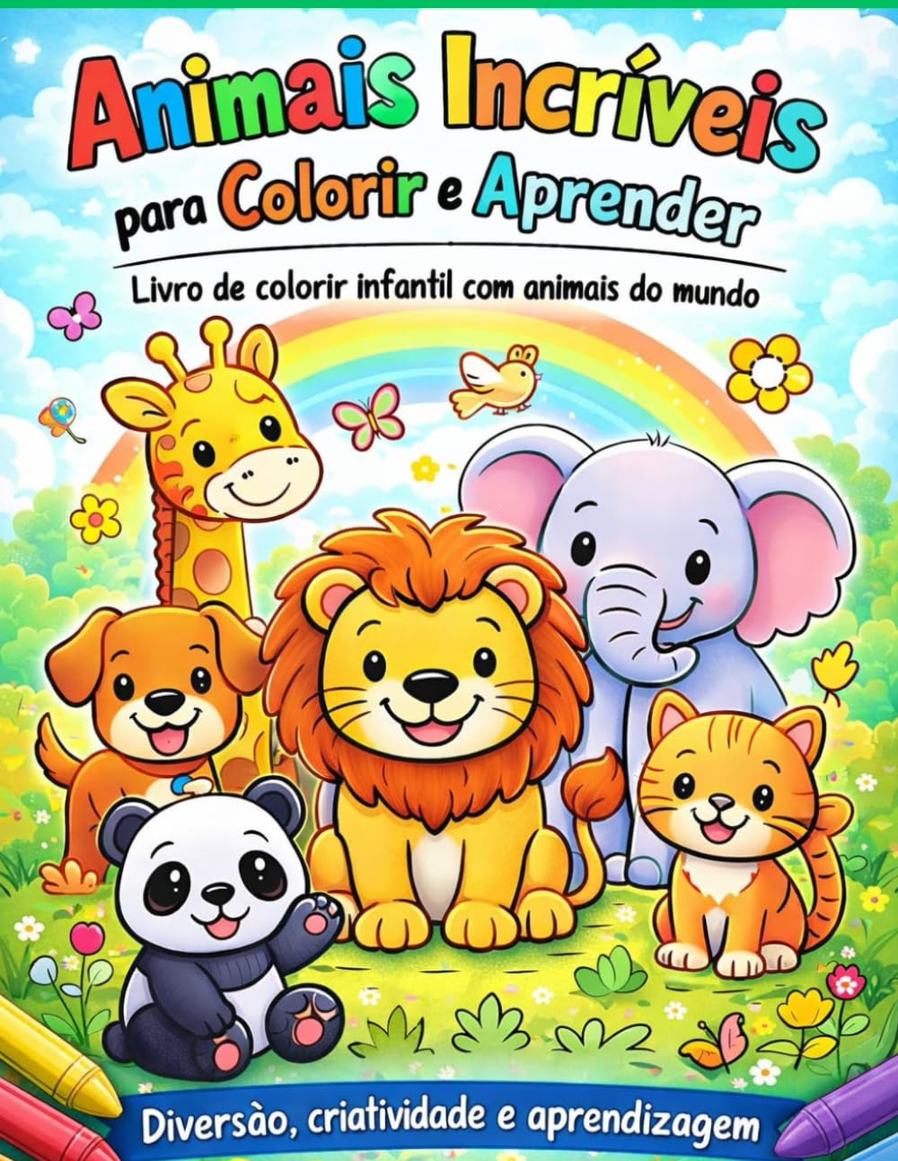 Livro de colorir mundo dos animais