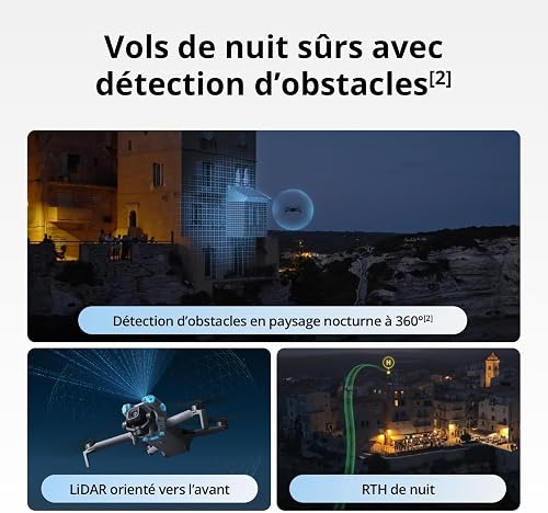 DJI Mini 5 Pro, Ultra-Light & Foldable Drone with Camera, 1-Inch CMOS, Omnidirectional Obstacle Sensing, ActiveTrack 360°, 225° Gimbal Rotation, 20km Transmission, 4K Drone for Beginners, C0 - 6